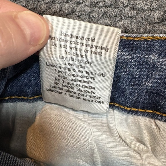 Judy Blue Jeans Womens 15/32 Blue Slim Fit Shark Bite Raw Hem Distressed JB88313 - Picture 9 of 11